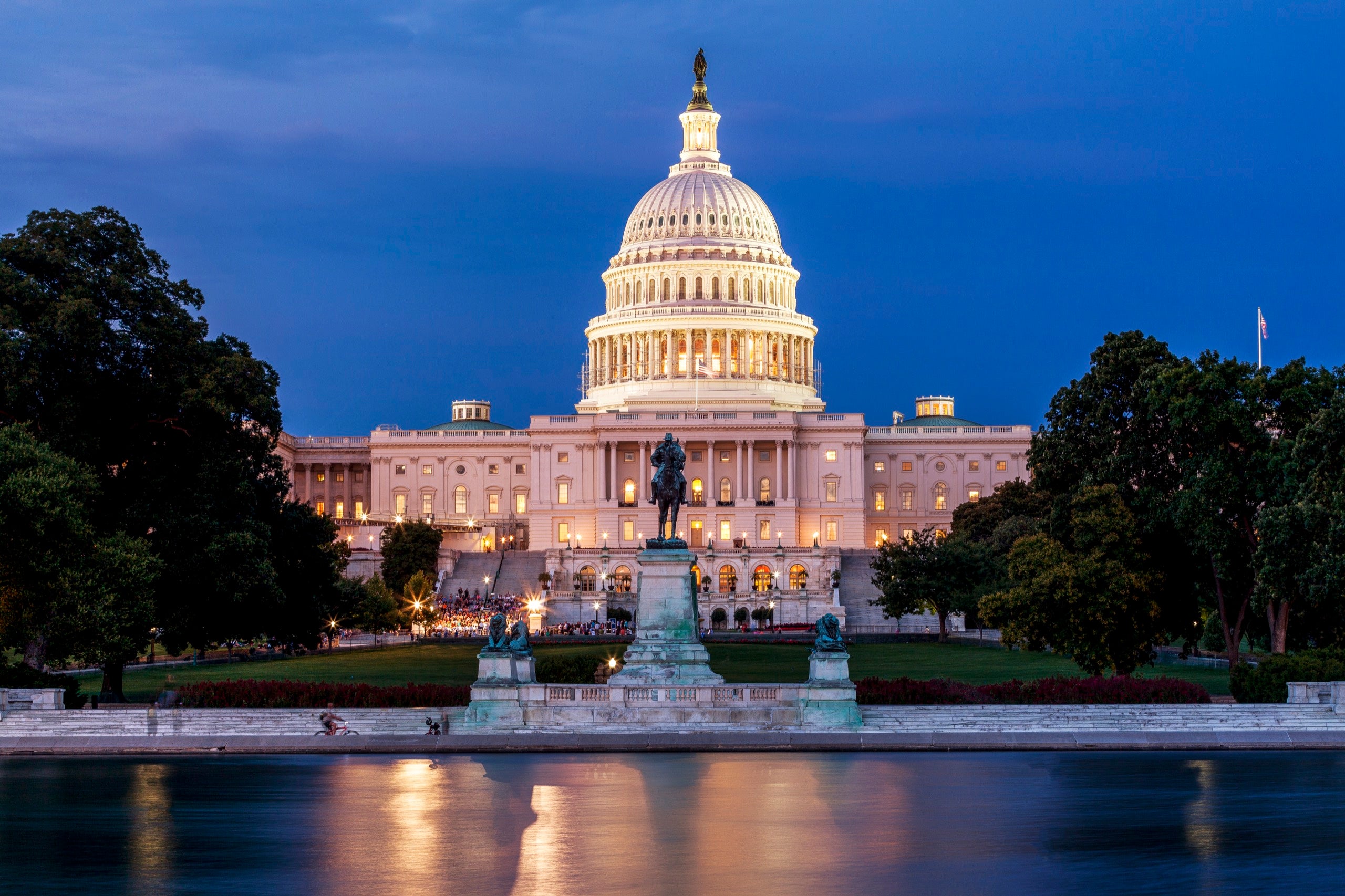 The United States Capitol building in Washington, DC